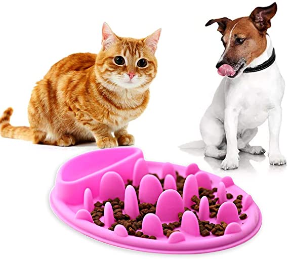 Anti Chocking Silicone Pet Dog Fun Slow Feeder Cat Cat