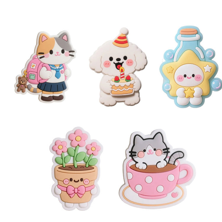 Etxeko Dekorazioa Oroigarria Diseinu pertsonalizatua PVC Hozkailu Iman