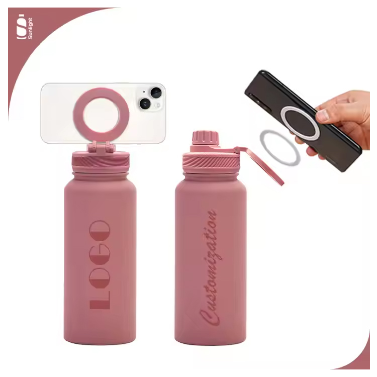 Ideas 2025 Logotipo pertsonalizatua Waterbottle edateko matrail botila