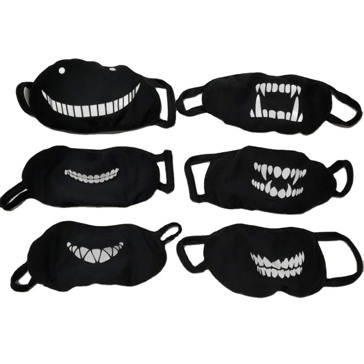 Banpiroen hortz argitsuak Halloween Fangs ahoan estalkia