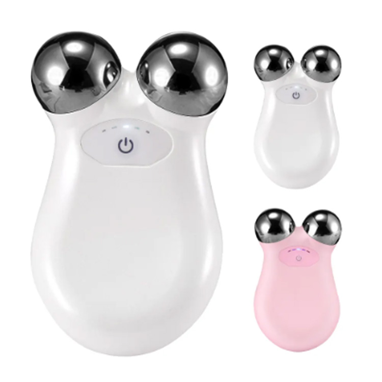 Aurpegiko gailua mikrokurruarra Bibrazio lepoa altxatzeko massager