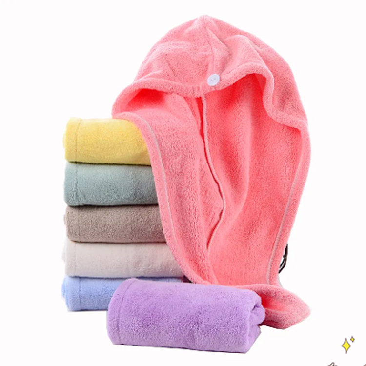 Emakumeentzako Microfiber Soft Salon Lehorgailua Ile-eskuoihala