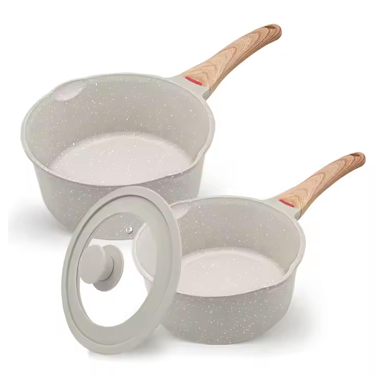 Mini zopa pot ez-belarrak ezarritako 1,5qt eta 1,8qt saltsan