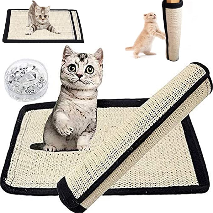 Zoru natural marradun alfonbra Sisal Cat Cat Scratch Mat