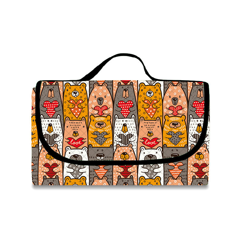 Piknik-alfonbra Kanpoko kanpin-piknik eramangarria