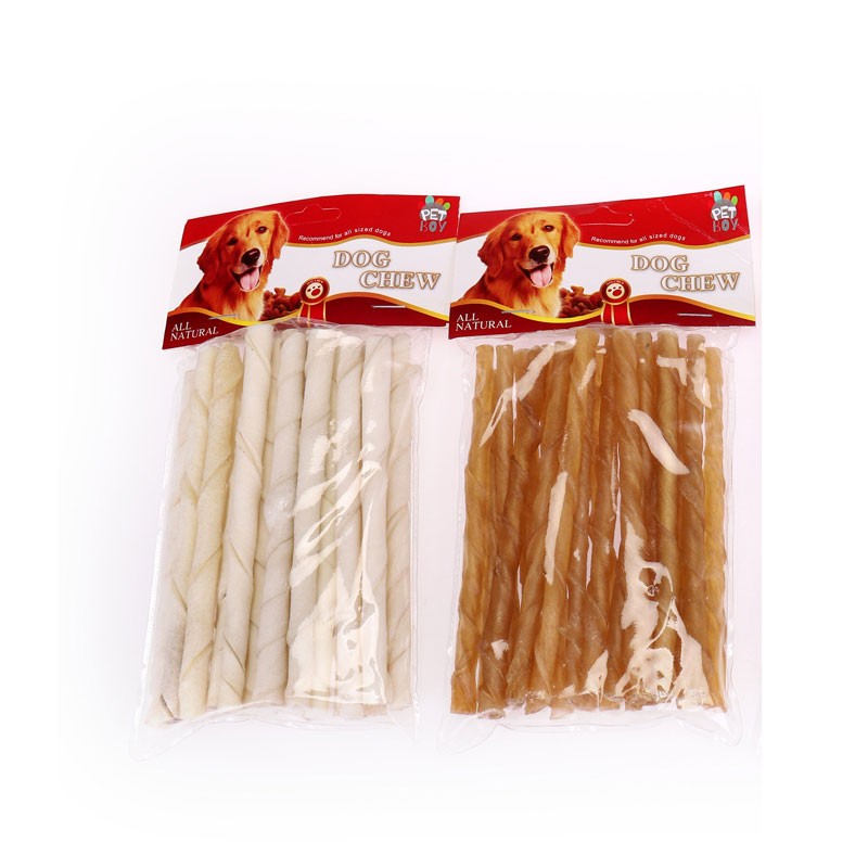 Rawhide Twist Sticks txakur masaila