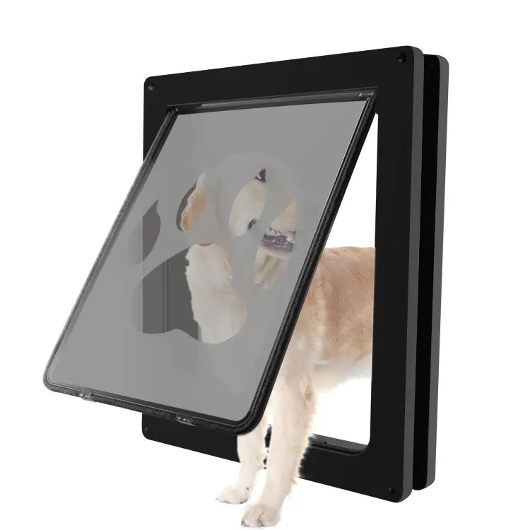 Segurtasun-azala eta flap magnetikoa maskota atea txakur katua