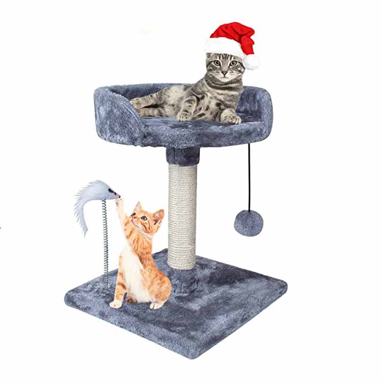 Sisal Climbing Scratcher Post Cat Activity Tree Tower dorrea