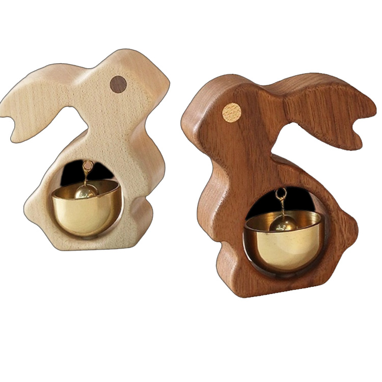 Egur trinkoko untxia hozkailu-imanak Eskuz egindako letoizko txirrina