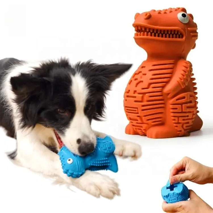 Gogorra Gomazko Dinosauro Dinosauro Puzzle Txakur Jostailu