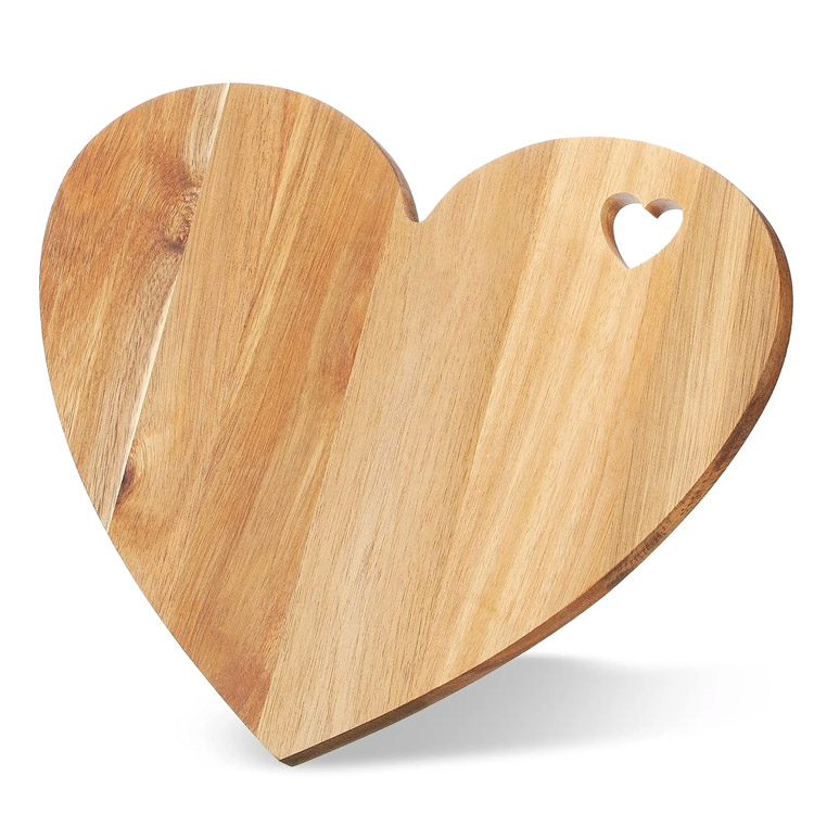 Egurra Love Formatutako gazta Deli taula ebaketa taula